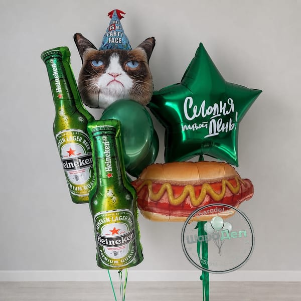 Хмурый кот и Heineken: «Сегодня твой день!»